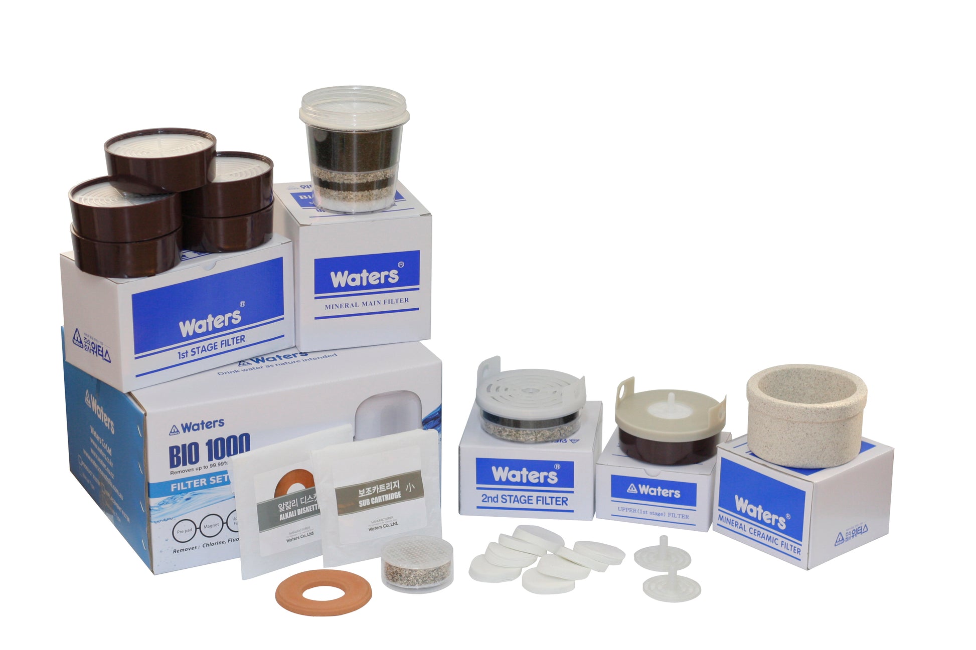 Bio 1000 10 litre Starter Replacement filter set-Replacement Filters-Waters Co NZ-