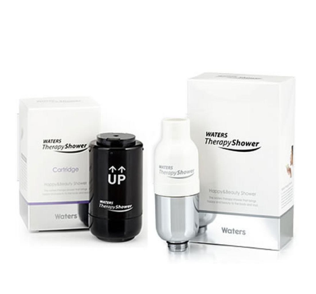 Therapy Shower Deluxe Neutral-Therapy Shower Filters-Waters Co NZ-