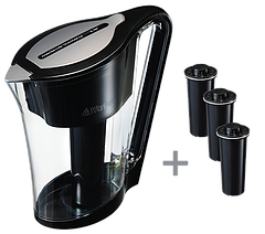 ♥MyWaterJug 1.5L Water filter +3 Pack replacement filters